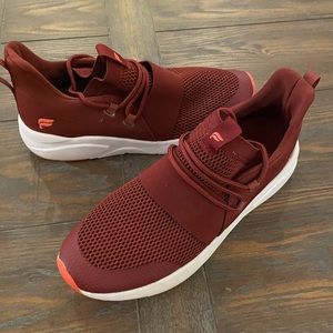 Fabletics burgundy sneakers, NWOT, 8.5M